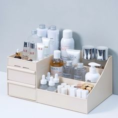 Quantity:1PC; Shape:Square; Type:Storage Box,Cosmetic Makeup Organizer,Jewelry Collection; Material:Plastic; Function:Drawer Pulls,Multi-function; Features:Multilayer; Listing Date:05/23/2022; Production mode:External procurement Organizer Aesthetic, 3 Aesthetic, Make Up Storage, Box Desk, Pastel White, Makeup Drawer Organization, Makeup Containers, Makeup Drawer, Organizer Makeup