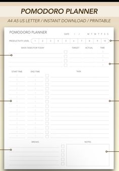 the printable planner is shown with instructions for how to use it