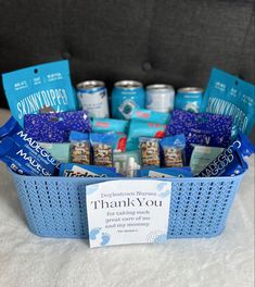 Thank you basket 
Baby boy 
Goodie basket
Nurses 
Pregnancy 
Preggo 
Snacks Labor And Delivery Gifts For Nurses, Gift Basket For Labor And Delivery Staff, Ob Nurse Gift Basket, Nurse Snack Basket, Labor And Delivery Gift Basket