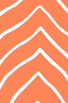 an orange and white background with wavy lines