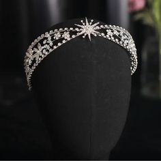 Tiara Wedding Hair, Bridal Crown Crystal, Crowns For Women, Halo Jewelry, Bridal Tiaras, Crown For Women, Crystal Bridal Tiaras, Tiara Wedding, Tiara Hairstyles