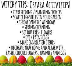 Ostara Ritual, Witches Wheel, Solstice And Equinox, Witch Tips, Witchy Tips, Simple Activities, Eclectic Witch, Vernal Equinox, Book Of Shadow