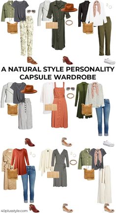 Natural Style Personality, Natural Clothing Style, Mode Tips, Capsule Wardrobe Outfits, Natural Clothing, Spring Capsule Wardrobe, Clothes And Shoes, Summer Capsule Wardrobe, Capsule Outfits