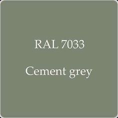 a gray color with the words ral 7038 cement grey