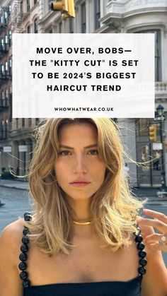 The Kitty Cut is trending. Read more on what the kitty cut haircut is, what to ask for in the salon and how to style the kitty cut at home. Hot Haircuts, New Hairstyle, Trending Haircuts, Medium Hair Cuts, Cool Haircuts, Short Haircuts, Short Hair Cuts For Women, French Manicure, Ponytail Hairstyles