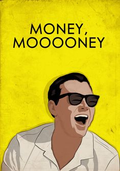 a man with sunglasses on his face and the words money moooney above him