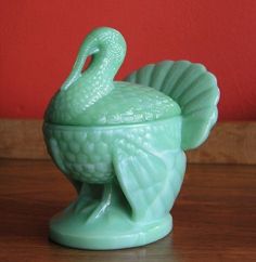 Jadeite Turkey Turkey Cranberry, Vintage Thanksgiving, Farmhouse Country, Fenton Glass, Vintage Pyrex