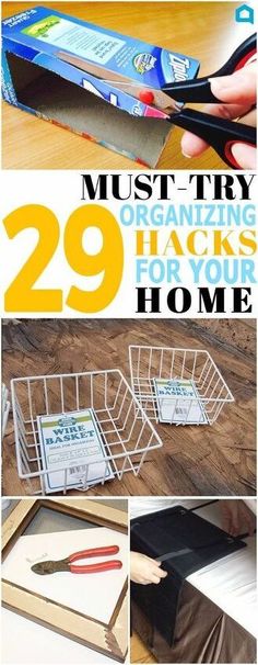 there are many different items that can be used to organize the house and make it easier for