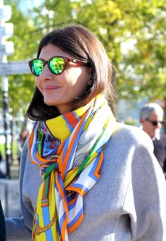 Large Silk Scarf, Giovanna Battaglia, Fashion Office