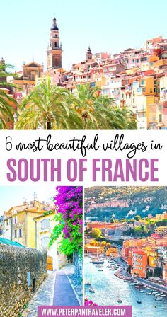 6 Most Beautiful Villages in South of France South Of France Itinerary, South Of France Travel, Belgium Trip, Destinations Travel