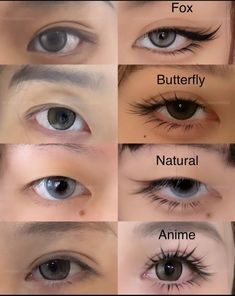 Eyelashes Anime Style, Open Eye Lash Extensions, Eye Lash Style, Bentuk Alis, Anime Eye Makeup, Beginners Eye Makeup, Perfect Eyelashes