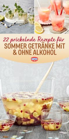 Du bist auf der Suche nach leckeren Getränke-Rezepten für eine Party mit Freunden oder der Familie? Ob Bowle, Limonade, Sirup oder Smoothie: Unsere Rezepte für erfrischende Getränke gelingen garantiert. Dr. Oetker Rezepte, Cocktails ohne Alkohol, Getränke Rezepte, Cocktail Ideen, Sommer Getränke mit Alkohol, Sommer Getränke alkoholfrei, Sommer Getränke Rezepte, Sommer Getränke ohne Alkohol, Bowle Rezept mit Alkohol, Bowle alkoholfrei, Bowle ohne Alkohol, Bowle Rezept, Shake Rezepte Happy Hour, Vegan Recipes, Dessert