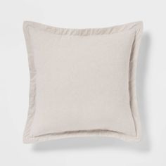 a white pillow on a white background