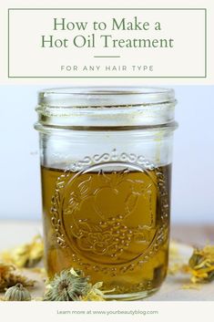 Avocado Oil For Hair, Diy Hair Care Recipes, Hair Oil Recipe, Jojoba Oil Hair, Diy Hair Oil, Oils Essential, Natural Hair Treatments, Natural Hair Diy, Natural Beauty Recipes