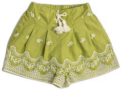 Cute Summer Playwear Shorts, Fun Green Summer Shorts, Fun Green Beach Shorts, Playful Summer Shorts, Playful Green Cotton Shorts, Playful Green Summer Shorts, Playful Shorts For Summer Playtime, Playful Shorts For Summer Day Out, Playful Green Shorts For Vacation