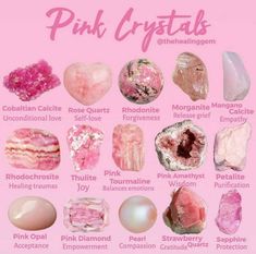 Pink Stones And Crystals, Aphrodite Crystals, Pink Crystal Aesthetic, Pink Magic Aesthetic, Pink Witchcraft, Aphrodite Goddess, Crystal Aesthetic