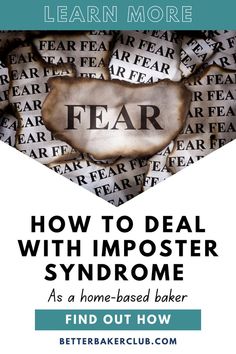 the words fear and how to deal with imposter syndrome