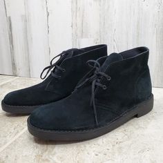 Nwot. Great Condition And A Beautiful Black Suede Boot! Lace Up Tie, Soft Foam Insert. These Are Like New Condition! Soft, Supple Suede And Full Grain Leather Uppers. Casual Black Medium Width Boots, Casual Suede Boots Medium Width, Casual Suede Boots For Work, Casual Suede Boots, Casual Closed Toe Workwear Boots, Casual Round Toe Boots For Work, Casual Black Slip-on Boots, Casual Black Boots, Men's Clarks