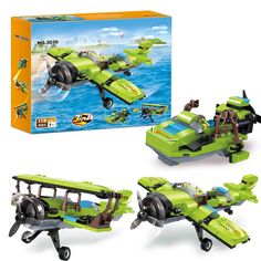 PRICES MAY VARY. 【3in1 plane toys】This 3in1 building set can be built into two propeller airplanes in different shape or a hovercraft. The package includes 178 pieces of bricks, a little pilot and a clear instruction manual. 【Educational Toy】This plane toys have three different ways to build.They are designed according to the preferences of children. Airplane building toy with good details for inspiring children's imagination and creativity, and develops children's hands-on ability. 【Safe & Dura Propeller Airplane, Plane Toys, Airplane Propeller, Toy Plane, Building Blocks Toys, Block Toys, Kids Hands, Instruction Manual, Play To Learn