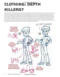 a page describing how to draw children's clothes with the help of hand gestures