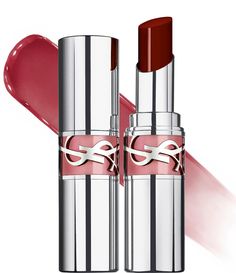 What It Is:Color of a lipstick&#x2C; with the slip of an oil. The iconic lipstick to oil hybrid infused with 6 nourishing oils for a smooth glide&#x2C; creamy shine&#x2C; buildable formula for up to 24-hour hydration.What It Does:The iconic oil lipstick now enhanced with six nourishing oils and a sleek silver look. YSL Loveshine Lip Oil Stick adds up to 24-hour hydration and protection. The formula with 60% oil base and fig pulp melts on lip Ysl Lipstick 216, Expensive Makeup Products, Lip Oil Stick, Yves Saint Laurent Lipstick, Makeup Christmas Gifts, Ysl Lip, Oil Lipstick, Makeup Gifts, Ysl Lipstick