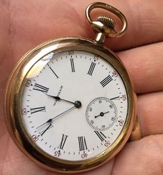 Antique 1908 Waltham Massachusetts 12s Pocket Watch Runs Collectible | eBay Waltham Massachusetts, Watches For Sale, Pocket Watch Antique, Vintage Pocket Watch, Antique Clocks, Buy Watches, Pocket Watches, Vintage Clock, Pin Jewelry