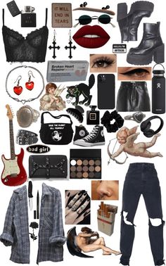 Post Grunge Outfits, Grunge Rockstar Outfits, 80s Grunge Aesthetic Outfits, 80s Grunge Outfits Punk Rock, 80’s Grunge, Classic Rock Aesthetic Outfits, Punk Rock Aesthetic Outfits, Pop Punk Aesthetic Outfit