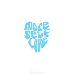 the words more selte cove written in blue ink