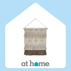 Transform your space into a boho-chic haven with this stunning centerpiece. Crafted from natural cotton, this macramé wall decor adds a touch of artisanal charm to any room. Its intricate patterns weave a story of elegance and creativity, making it perfect for elevating your home decor. Hang it in your living room, bedroom, or office to create a cozy, inviting atmosphere. The neutral color effortlessly blends with various design styles, from modern to rustic. Intricate designs for added visual i Macrame Wall Decor, Design Styles, Intricate Designs, Wood Metal, Home Store, Intricate Patterns, At Home Store, Macrame Wall, Neutral Color