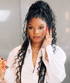 Curly Braided Hairstyles, Short Box Braids Hairstyles, Chloe Bailey, Beautiful Black Hair, Nappy Hair, Short Locs Hairstyles, Faux Locs Hairstyles, Dreadlock Style