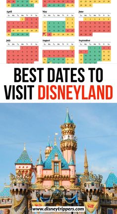 the best times to visit disneyland in 2020 plus free printable calendars for disney world