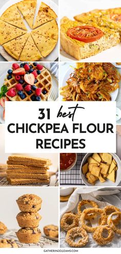 the best chickpea flour recipes for breakfast, brunch and desserts