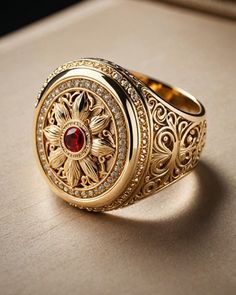 #jewelry Mens Ring Designs, Cool Rings For Men, Couple Ring Design, Medieval Rings, Gold Bangles For Women, Jewelry Design Drawing, Mens Gold Jewelry