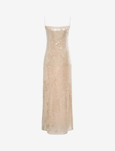 Show-stopping maxi crafted from cascading sequins that catch the light as you move. Also available as a mini dress. Slip Maxi Dress, Vintage Slip, Vintage Slips, Dress Women Elegant, Backless Maxi Dresses, Vintage Maxi Dress, Evening Dresses Elegant, Evening Party Dress, Sleeveless Maxi Dress