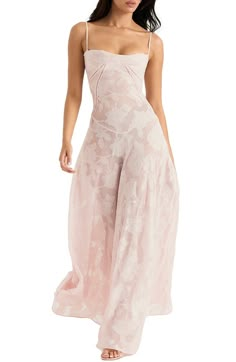 HOUSE OF CB Seren Blush Lace-Up Back Gown | Nordstrom Prom 23, Vestidos Color Rosa, Beach Holiday Dresses, Backless Dress Summer, Prom 2024, Prom Inspo, Spaghetti Strap Maxi Dress, Prom Dress Inspiration, Sleeveless Long Dress