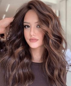 Fall Winter Hair Color, Gorgeous Hair Color, Spring Hair Color, Fall Hair Color For Brunettes, Hair Color Auburn, Dark Brown Hair Color, Looks Party