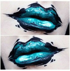 Fantasy Make-up, Make Up Designs, Lip Art Makeup, Melt Cosmetics, Lipstick Art, Cool Makeup Looks, Edgy Makeup, Perfect Lips, Eye Makeup Art