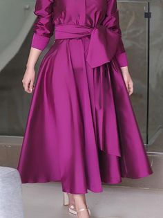 November Dresses, Nice Dresses Classy, Best Wedding Guest Dresses Classy, Gowns For Bride, Dresses Dinner, Stylish Gowns, Church Dresses For Women, Dress Party Wear, Loose Shirt Dress