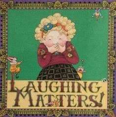 an image of a book cover with the title laughing matters written in front of it