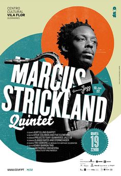 the poster for marci strickland's concert, quinteet in paris