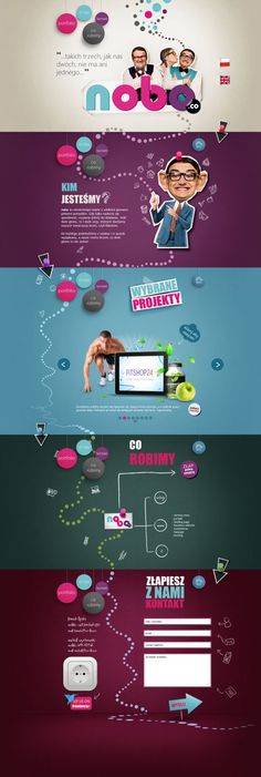 the different types of webpages are shown in this graphic design process, including an image