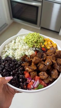 #healthyrecipeseasy Steak Bowl, Steak At Home, Healthy High Protein Meals, Homemade Meals, Easy Healthy Meal Prep, Healthy Food Dishes, Steak Recipe, Healthy Food Motivation, Healthy Lifestyle Food