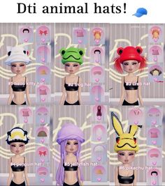 Hello Kitty Hat Dress To Impress, Jellyfish Hat Dress To Impress, Hello Kitty Hat Hack Dti, Top Hat Dress To Impress, Dress To Impress Frog Hat, Dti Hat Tricks, Frog Hat Dress To Impress, Dress To Impress Hat Combo, Roblox Dti Ideas