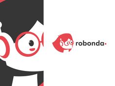 the logo for robondada is shown in red and black, with an image of a