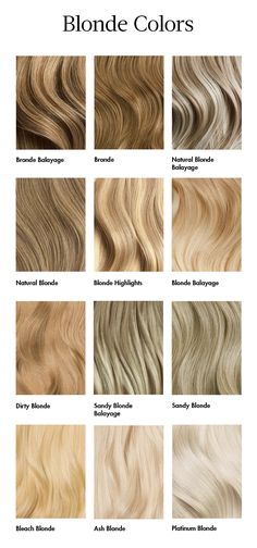 Blonde Colour Palette, Type Of Blonde Hair, Shade Of Blonde, Different Type Of Blonde Hair Colors, Blonde Strands, Blond Hair Color Palette, Levels Of Blonde Shades, Blonde Hair Chart