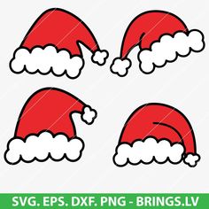 santa claus hat svg files