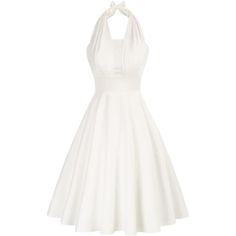 - Feature: Soft And Skin Friendly, Classic 1950s Style Halter Swing Dress, Sexy Front Wrapped Chest, Swing And Concealed Back Zipper, Unique Design Of A-Line Dress With Halter Neck Strap - Vintage Style: The A-Line Dress Will Better Decorate Your Waistline, And The Design Of The Halter Strap Adds A Sense Of Playfulness And Mystery To This Cocktail Dress. Match The Swing Retro Dress With Your Favorite Heels, This 1950s Vintage Dress Will Be More Elegant - Occasion:Classic 1950s Vintage Dress Can Vintage Dress White, Summer Cocktail Dresses, Wedding Guest Dress Formal, Dress With Halter Neck, Plaid Bodycon Dress, Summer Cocktail Dress, White Vintage Dress, Mesh Bodycon Dress, Outfit Mujer