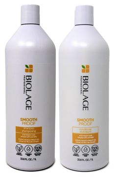 What it is: A shampoo and conditioner set ideal for frizzy hair types. Who it's for: Ideal for frizzy hair.Set includes:- Smoothproof Shampoo (33.8 oz.): a shampoo that encases hair in a protective shield, fighting frizz and humidity for a polished look- Smoothproof Conditioner (33.8 oz.): a conditioner that keeps locks smooth and moisturized, plus your scalp refreshedHow to use: Wet hair before applying shampoo. Massage shampoo into hair, then rinse and repeat. Administer the conditioner from s Biolage Shampoo And Conditioner, Good Shampoo And Conditioner Healthy, Good Shampoo And Conditioner, Hair Care Growth, Shampoo And Conditioner Set, Hair Set, Best Shampoos, Frizzy Hair, Shampoo Conditioner