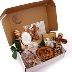 Introducing our Exquisite Christmas Holiday Gift Basket - A Thoughtful Blend of Personalized Gifts, Religious Inspiration, and Cozy ComfortCelebrate the holiday season with a gift that radiates love, faith, and the spirit of Christmas. Our meticulously curated Christmas Holiday Gift Basket is a testament to the true essence of this special time of year. Handcrafted in the Holy Land, each item within this personalized gift box is imbued with history, devotion, and a touch of hygge to bring joy to Christmas Gifts Baskets, Christ Centered Christmas Gifts, Prayer Gifts, Auction Baskets, Holiday Gift Baskets, Christ Centered Christmas, Comfort Gifts, Christmas Gift Basket, Christmas Baskets