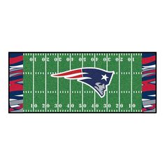 the new england football field runner rug